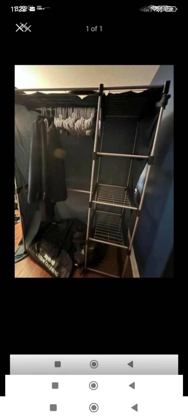 Portable Wardrobe Clothes Storage Organizer