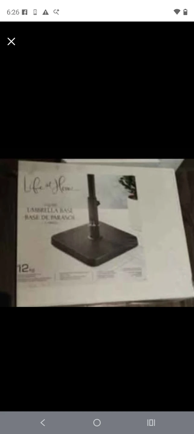 Life at Home Umbrella Base - 12kg