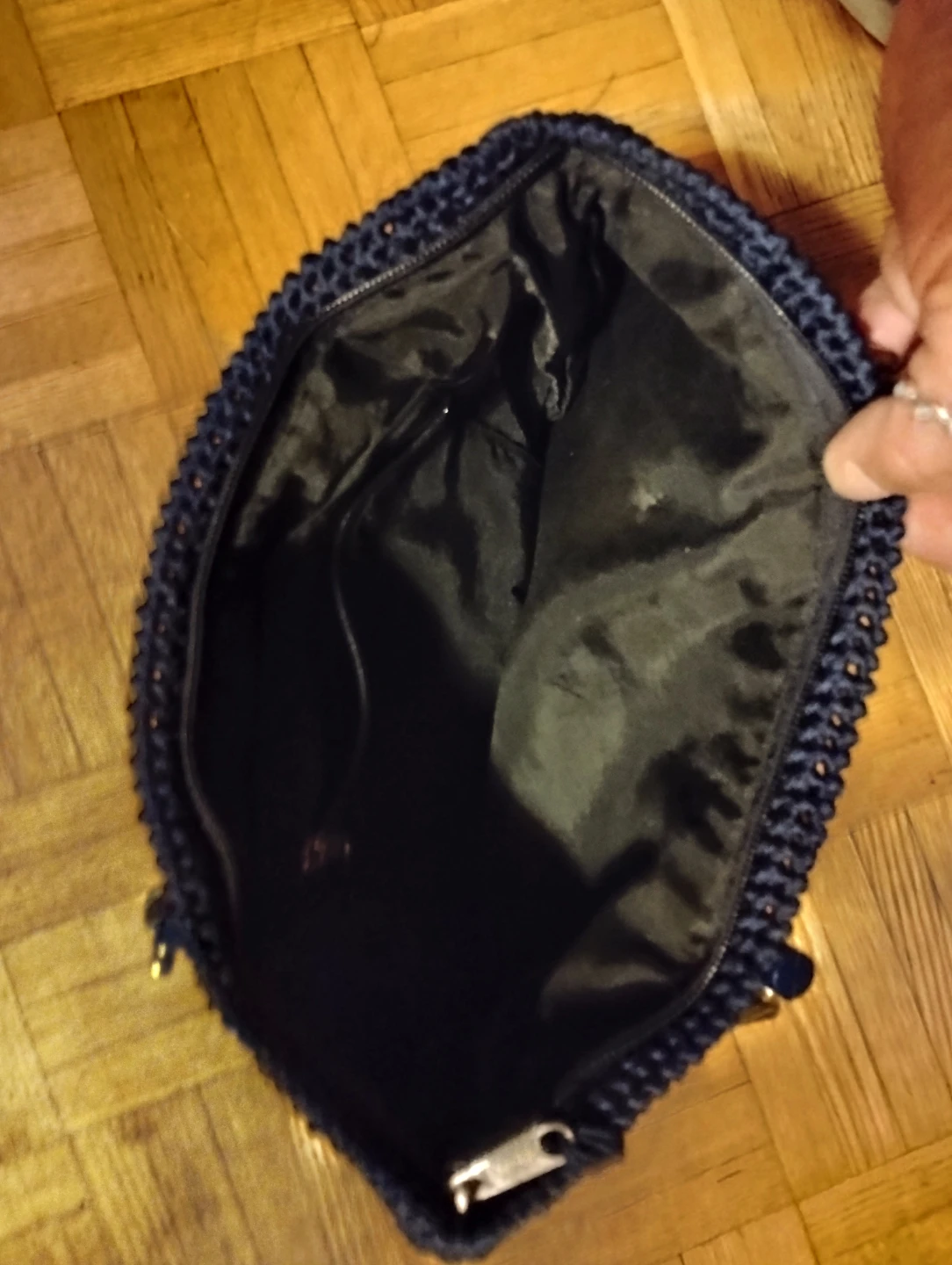 Commando By Anna Collection Black Knit Handbag - photo 3