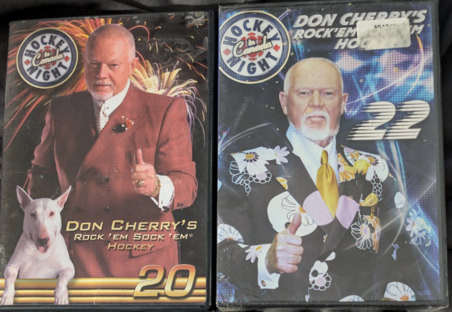 Don Cherry's Rock 'Em Sock 'Em Hockey DVD Lot (20 & 22)