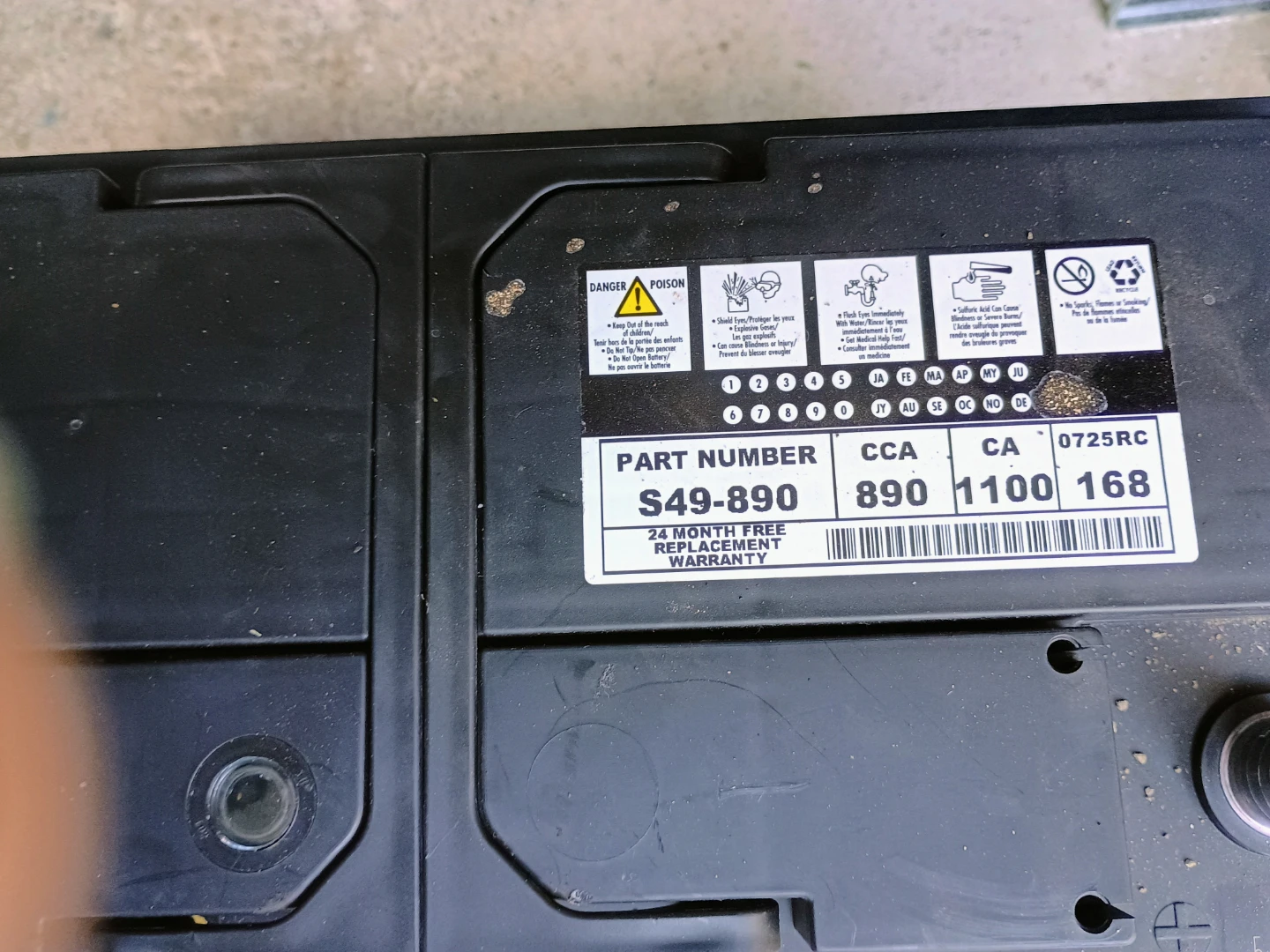 Prairie Battery S49-890 Car Battery