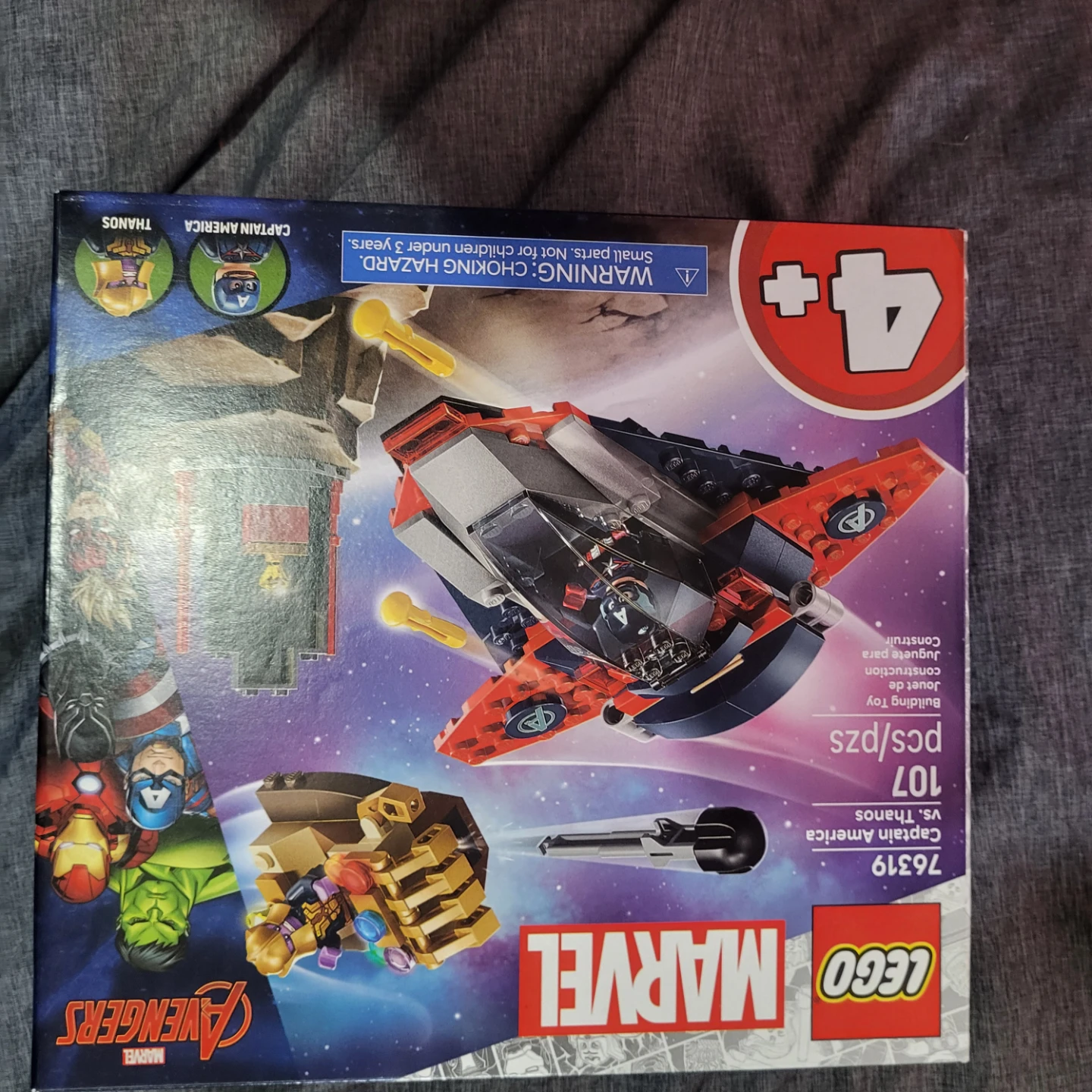 LEGO Marvel Avengers Captain America vs. Thanos 76319