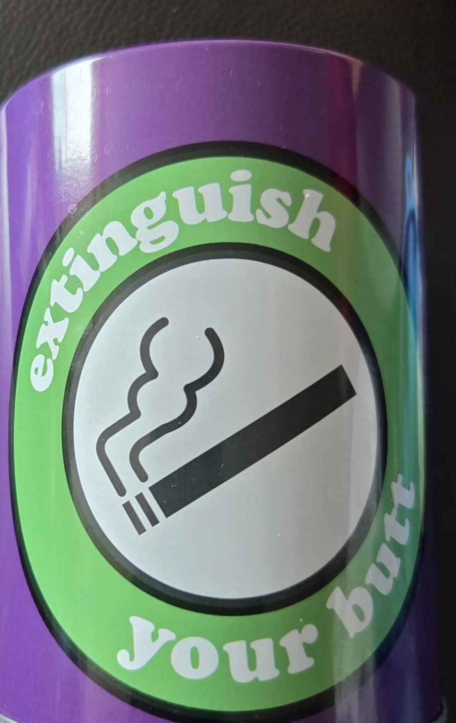 Extinguish Your Butt Portable Ashtray