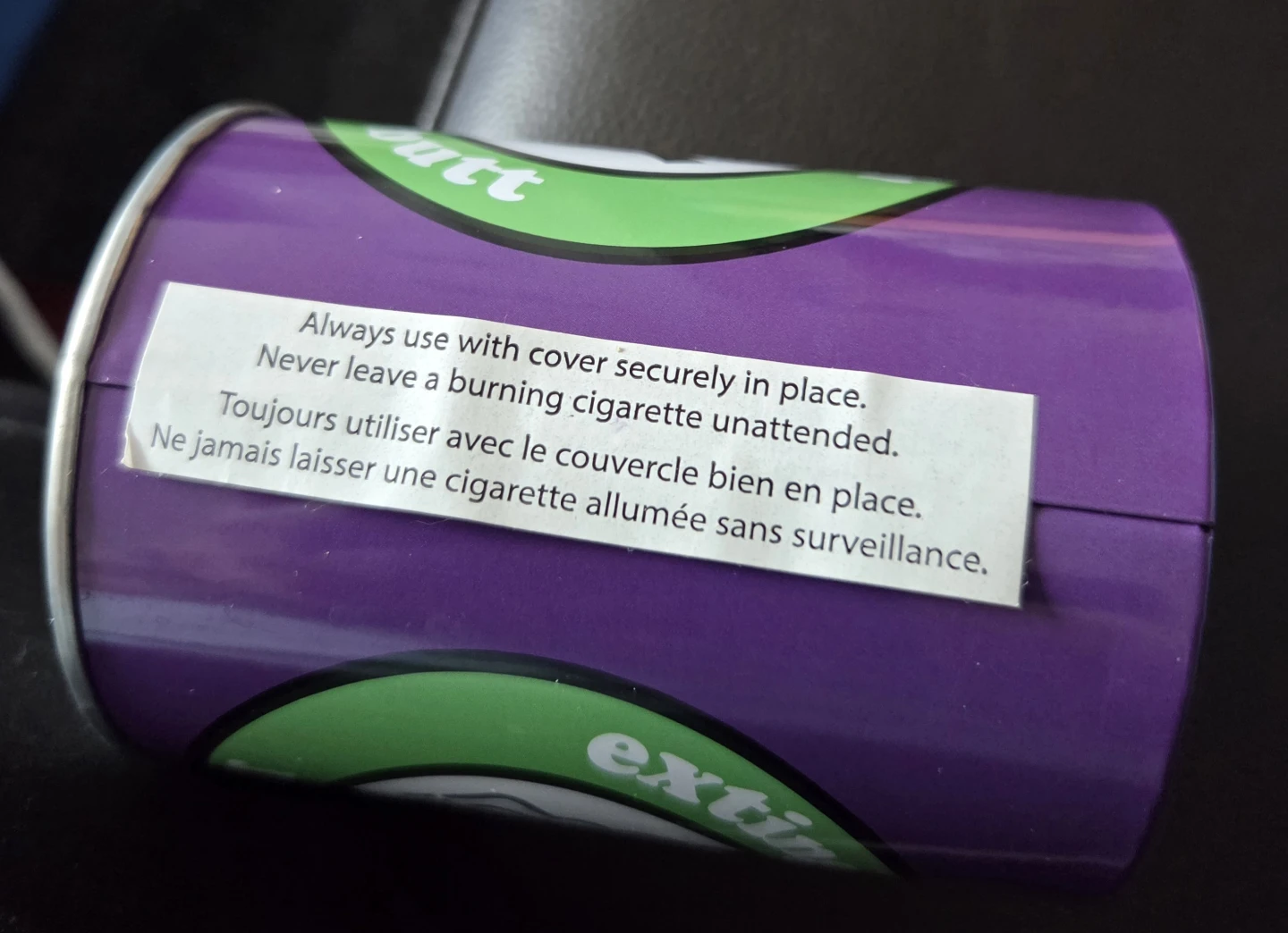 Extinguish Your Butt Portable Ashtray - photo 2