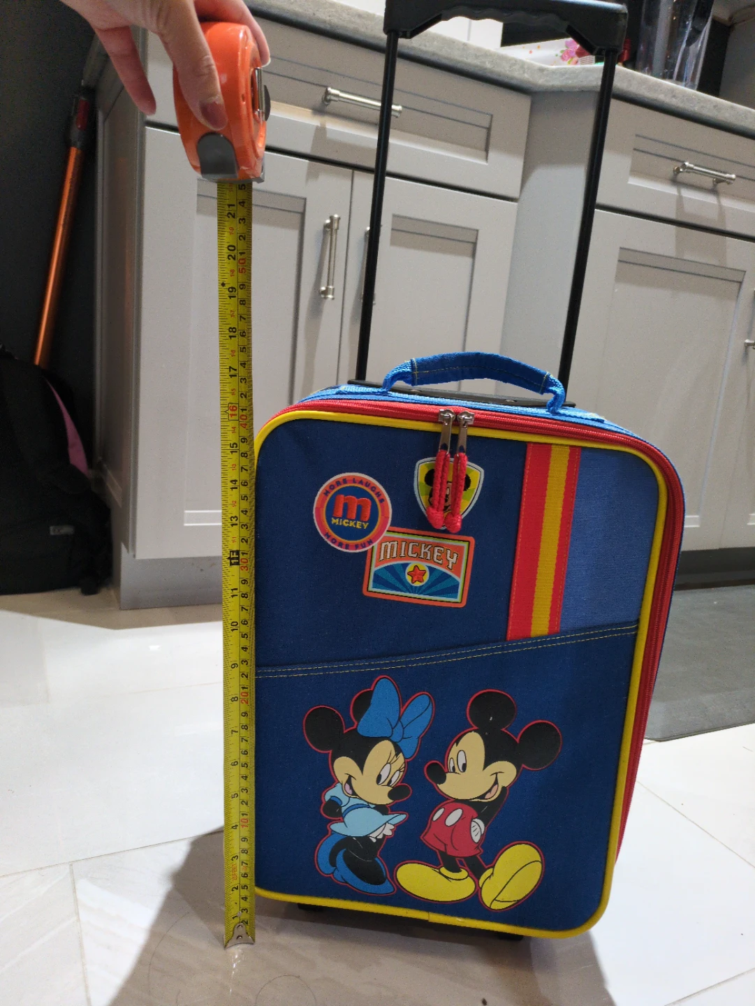 Disney Mickey & Minnie Mouse Rolling Suitcase