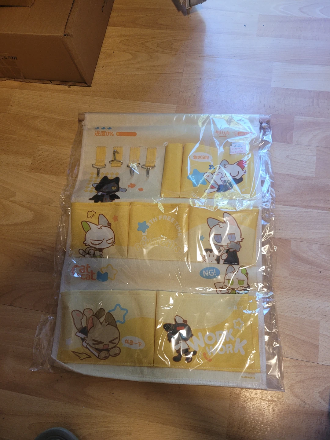 Hanging Wall Organizer with Cat Designs