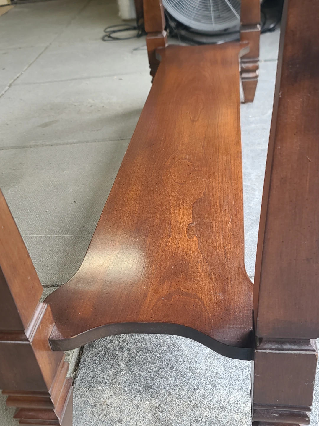 Wooden Console Table with Shelf - photo 4