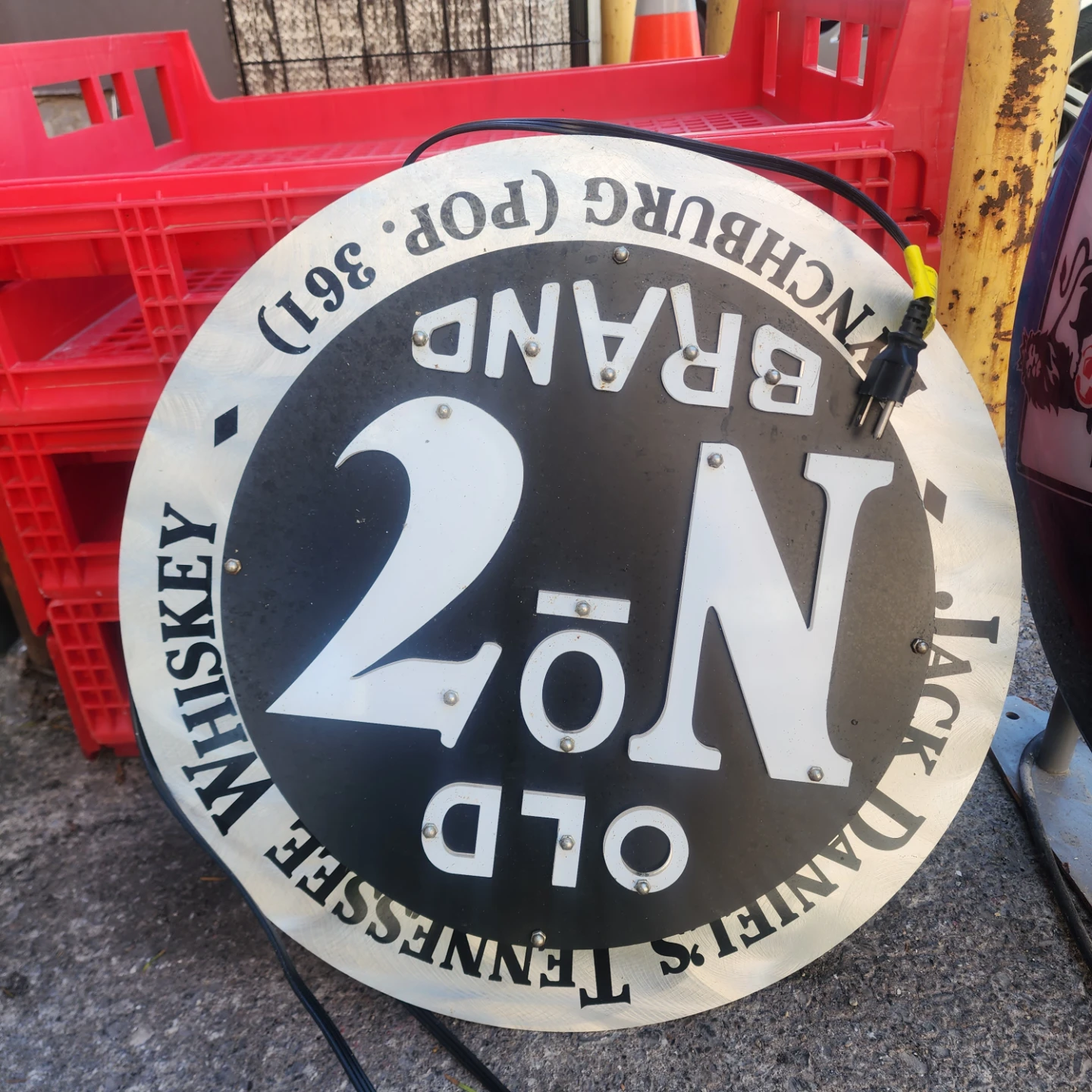 Jack Daniel's Old No. 7 Tennessee Whiskey Light-Up Sign
