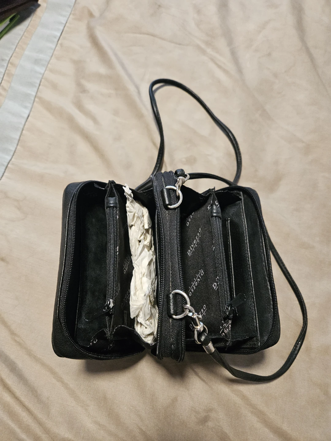 Diverso Black  Leather Wallet Purse - photo 2