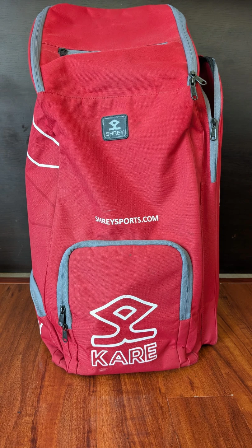 Shrey Red Cricket Kit Bag