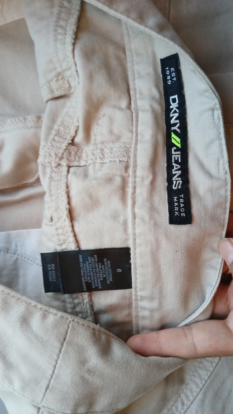 DKNY Jeans Women's Khaki Mini Skirt Size 6