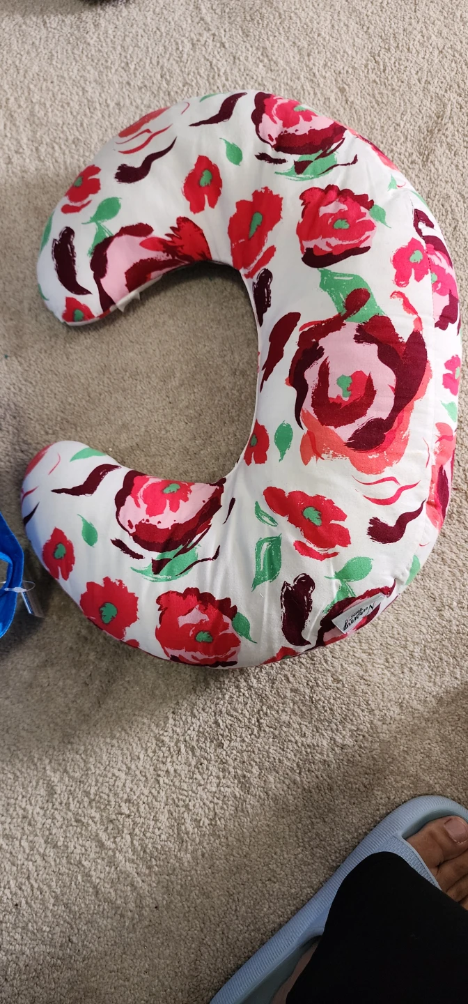 Nursing Pillow with Floral Print
