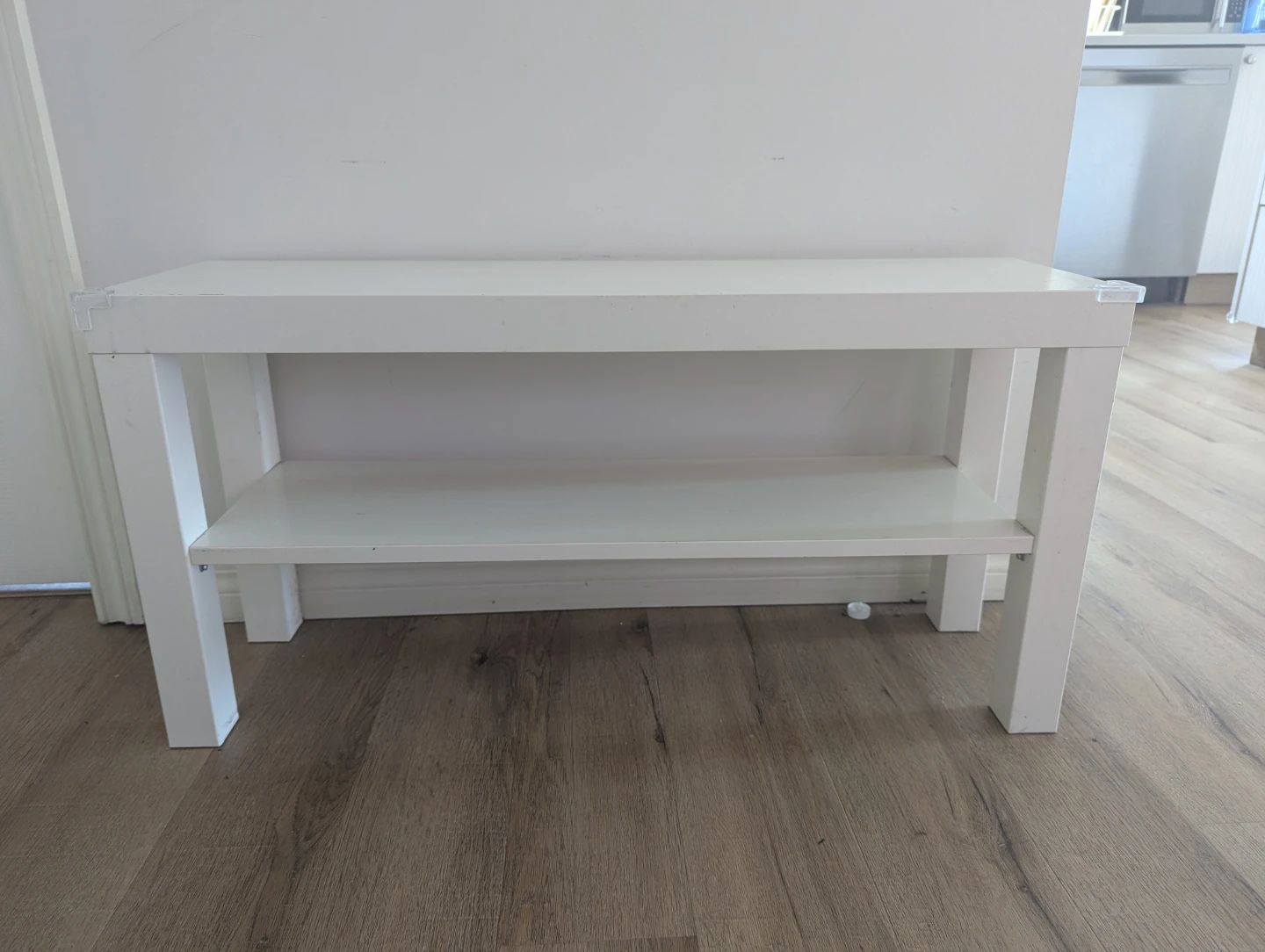 White Two-Tiered Bench - photo 3