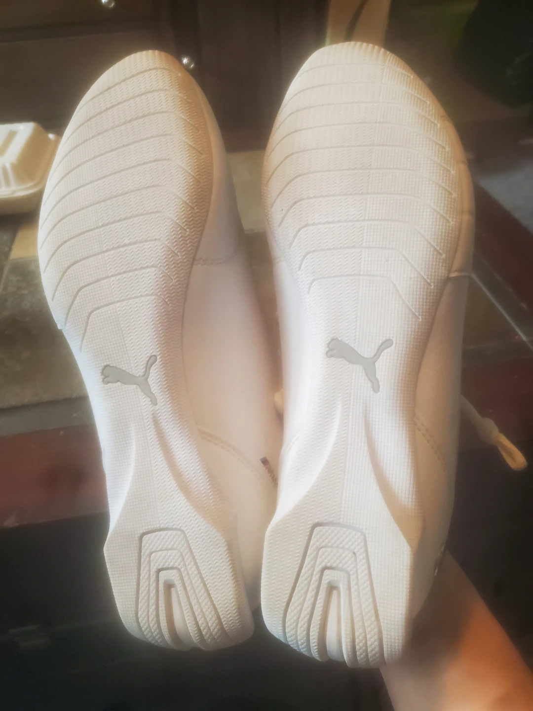 Puma White Shoes Size 8 US - photo 3