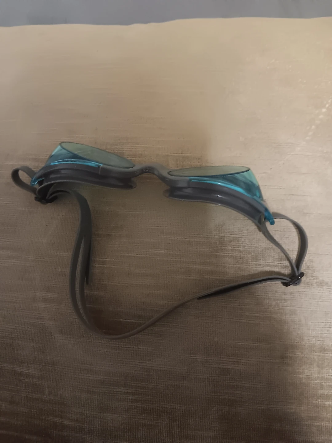 Blue and Grey Swim Goggles