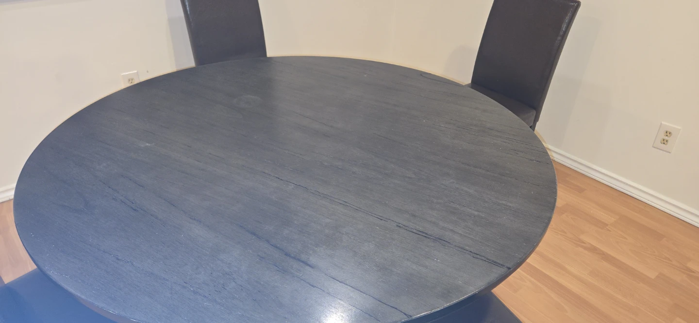 Round Dining Table Set with 4 Chairs - photo 4