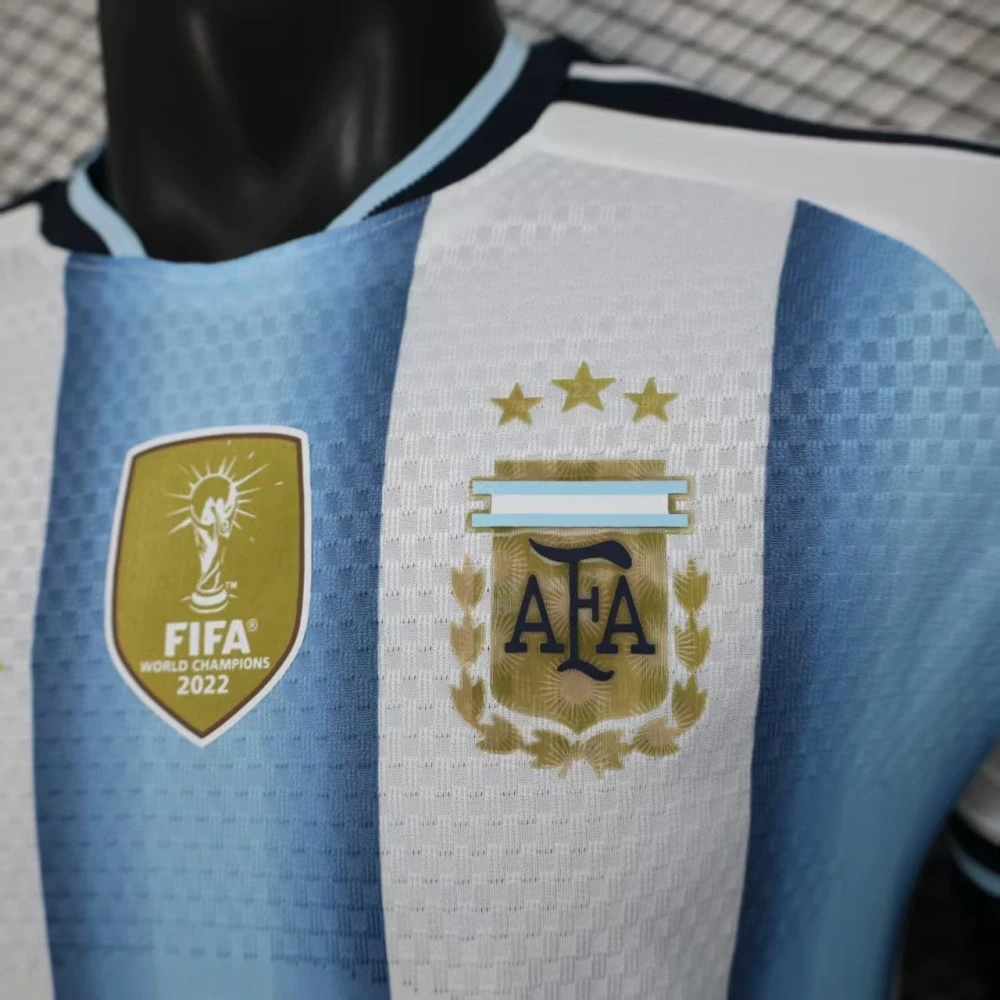 Argentina Messi #10 FIFA World Cup Champions 2022 Jersey