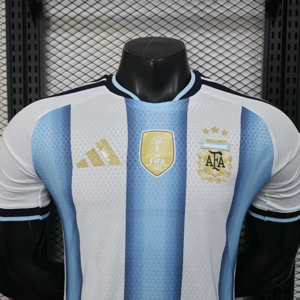 Argentina Messi #10 FIFA World Cup Champions 2022 Jersey - photo 3