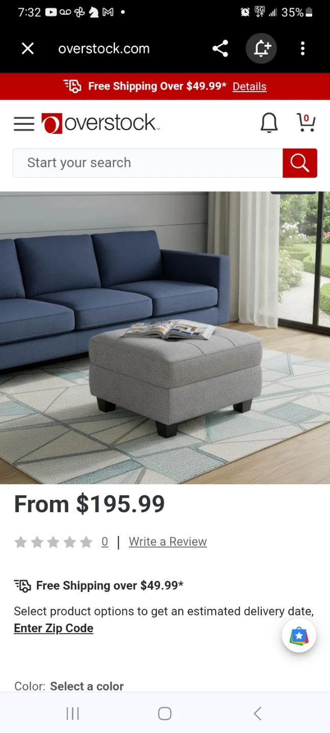 2 MATCHING OTTOMANS with storage  like new - photo 2