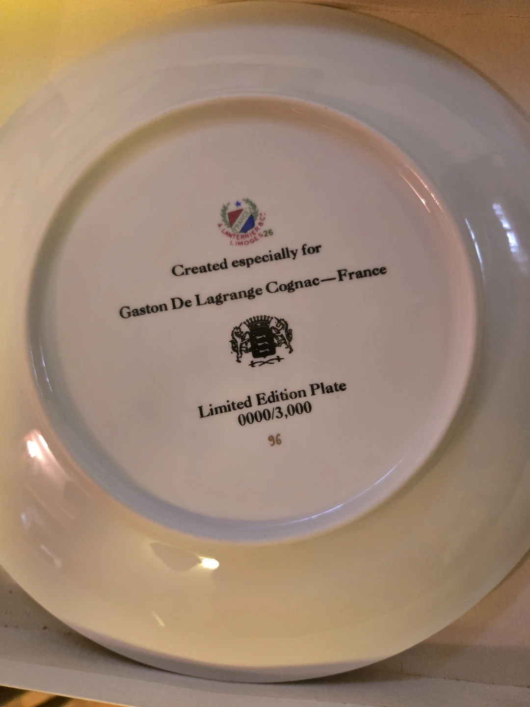 Le Marquis de Lafayette Bicentennial American Plate - photo 2