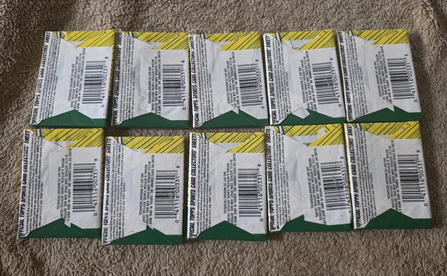 1990 Topps Hockey Card Packs (Lot of 10) CASH ONLY - photo 2