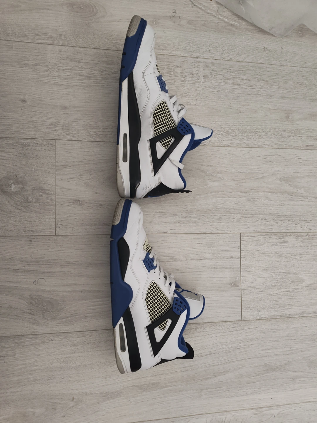 Air Jordan 4 "White & Royal Blue" Sneakers