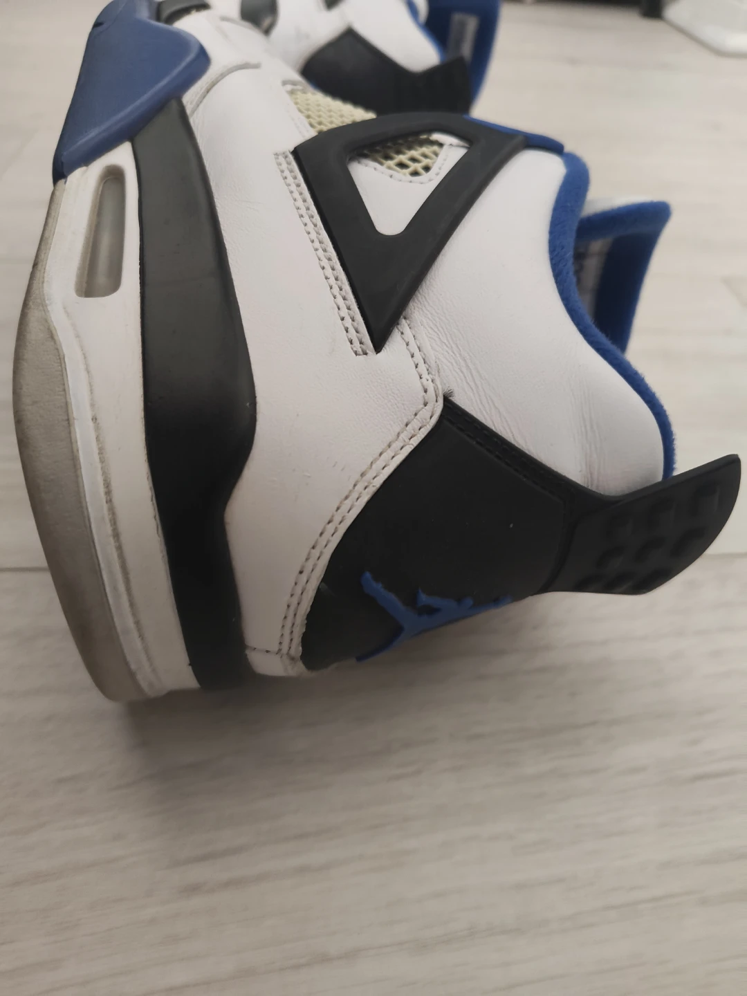 Air Jordan 4 "White & Royal Blue" Sneakers - photo 3