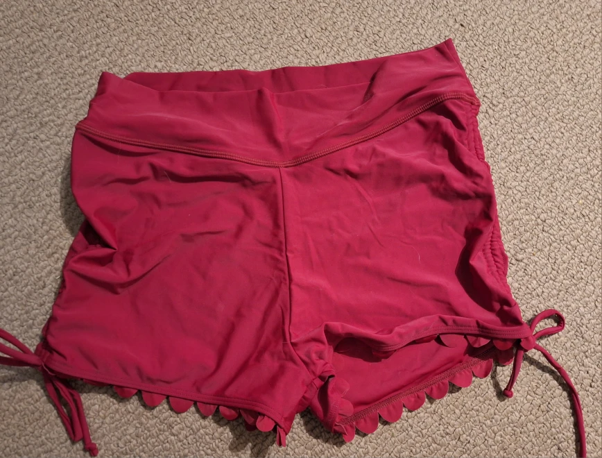 Deep Red Swim Shorts XL, Brand New