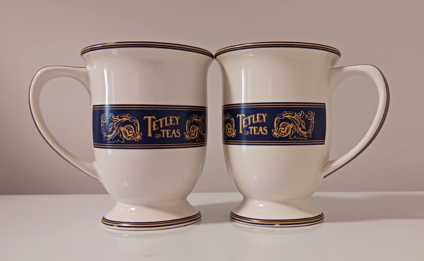 Set of 2 Tetley Teas Mugs