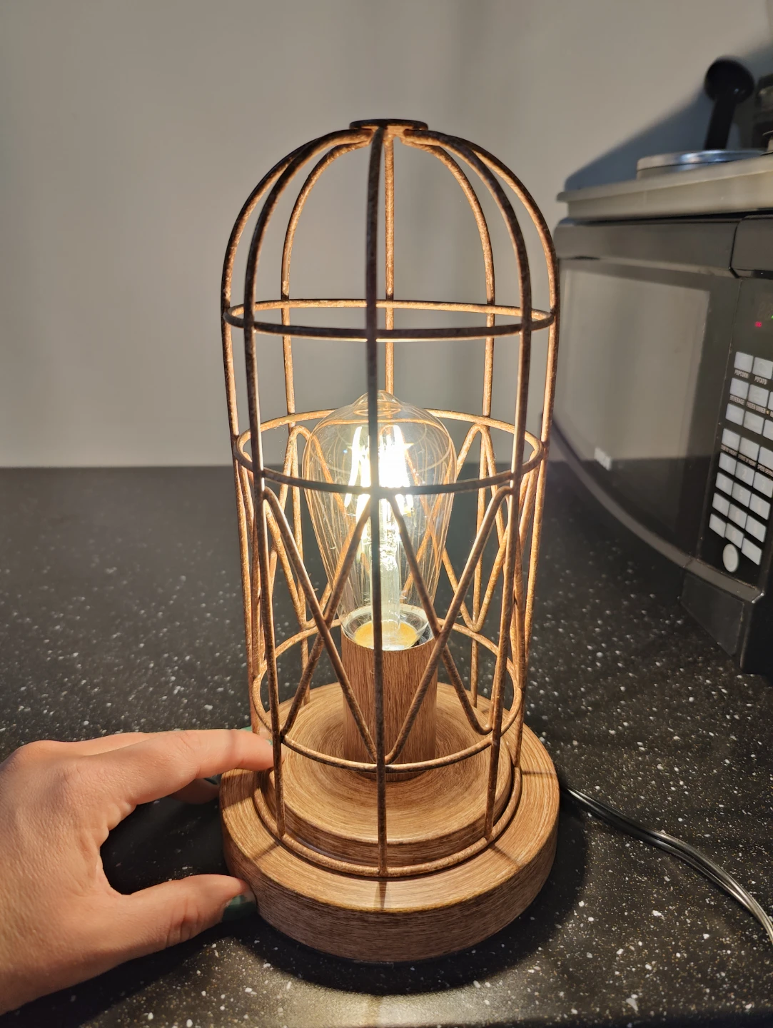 Seaside Village Small Cage Dimmable Lamp - photo 5