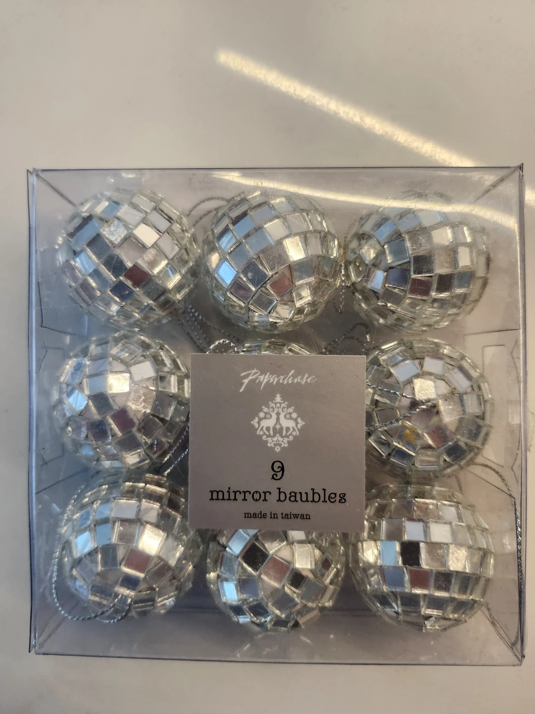 9 Papyrus Mirror Baubles