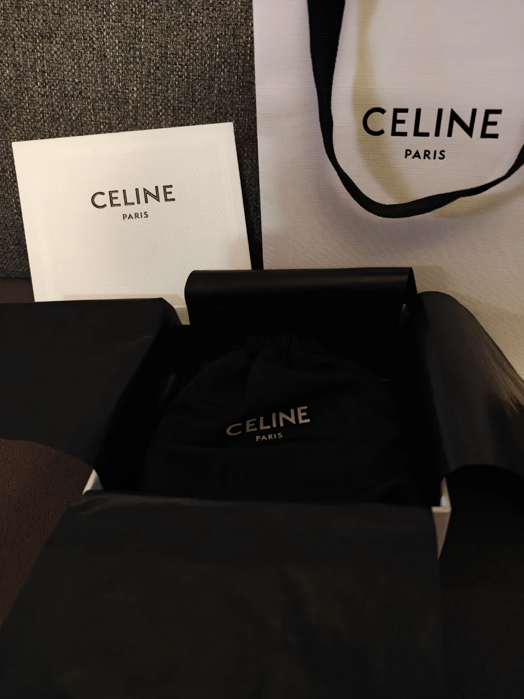 Celine Triomphe Belt Medium Brown - photo 5