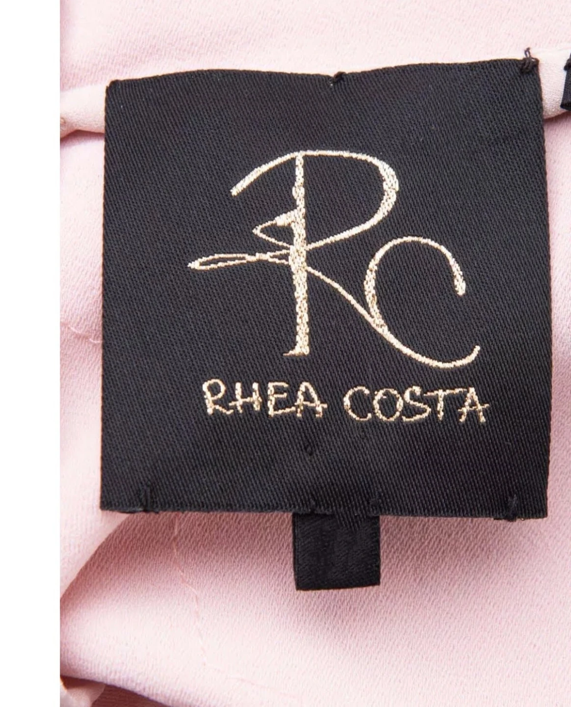 Rhea Costa Pink Lace Strapless Dress - photo 4