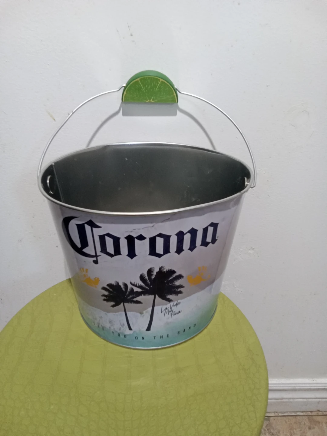 Corona Beer Bucket with Lime Handle