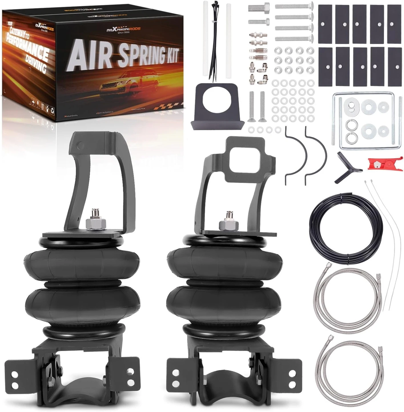 MAXPEEDINGRODS 5000 lbs Air Suspension Helper Spring Kit
