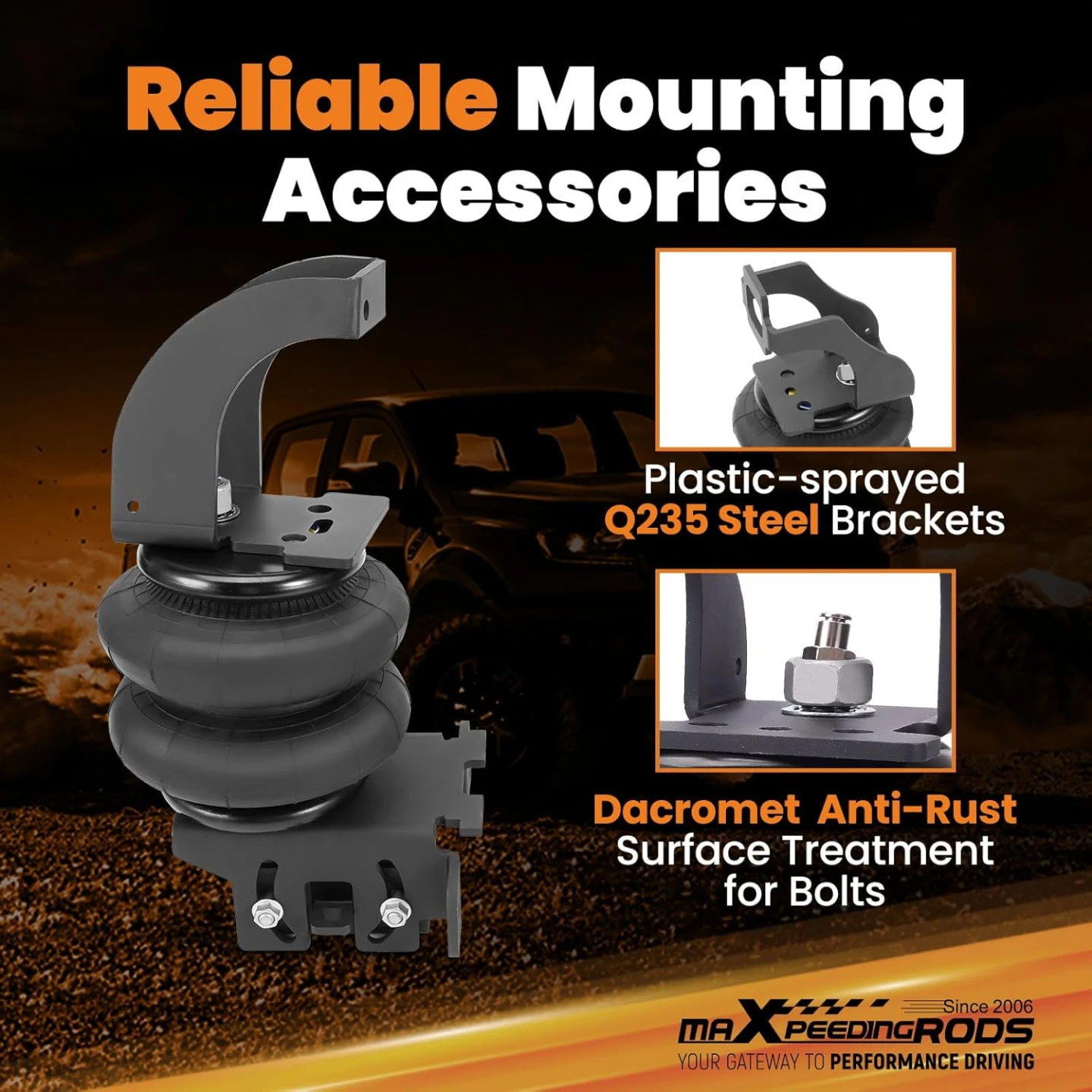 MAXPEEDINGRODS 5000 lbs Air Suspension Helper Spring Kit - photo 5