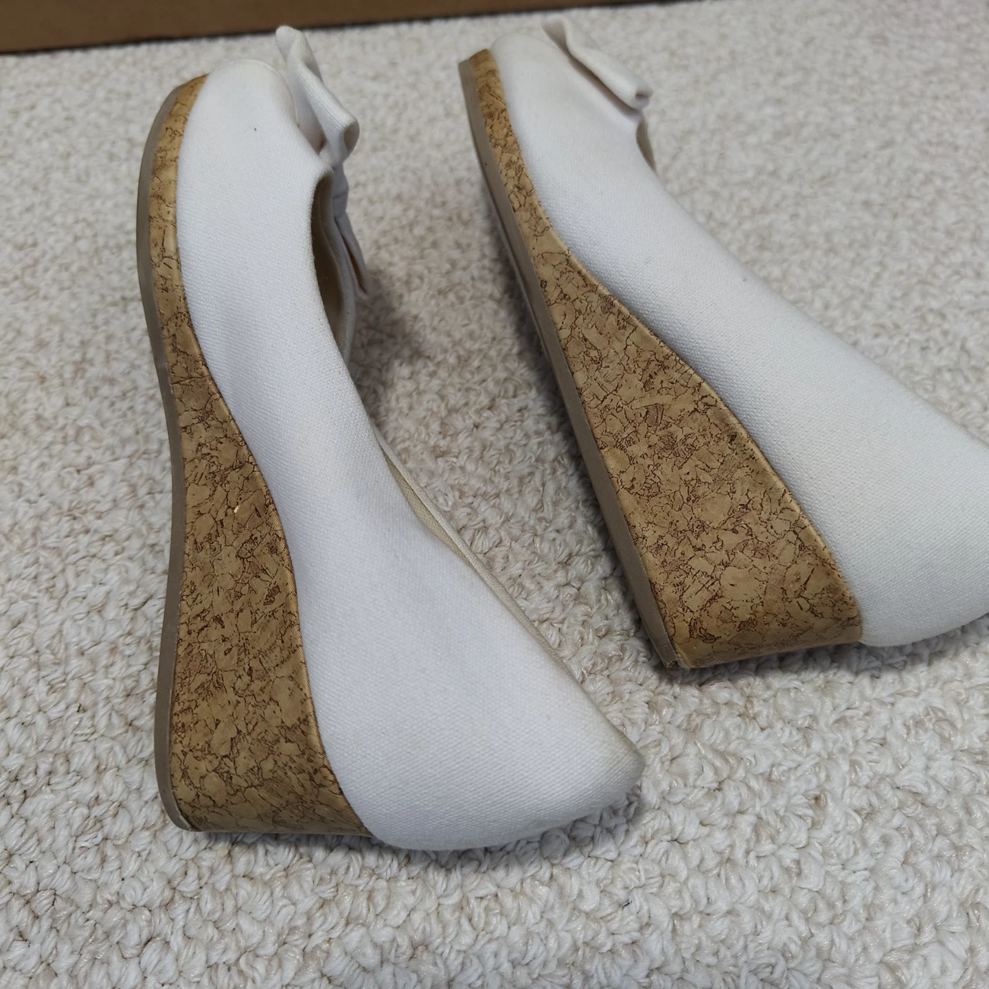 American Eagle White Lace Ballet Flats & Wedge Shoes-size 13 - photo 5