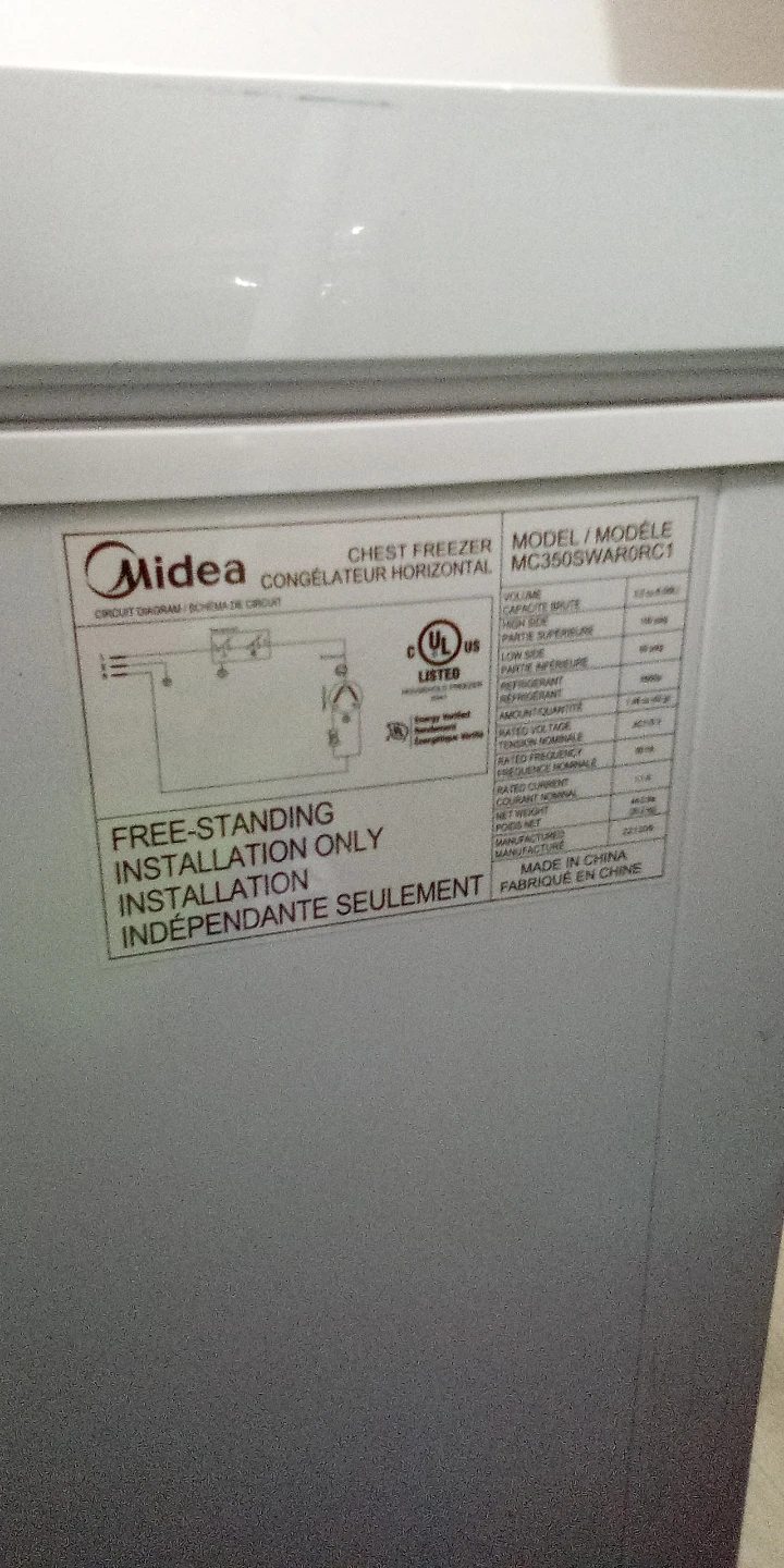 Midea Chest Freezer MC350SWAR0RC1 - photo 3