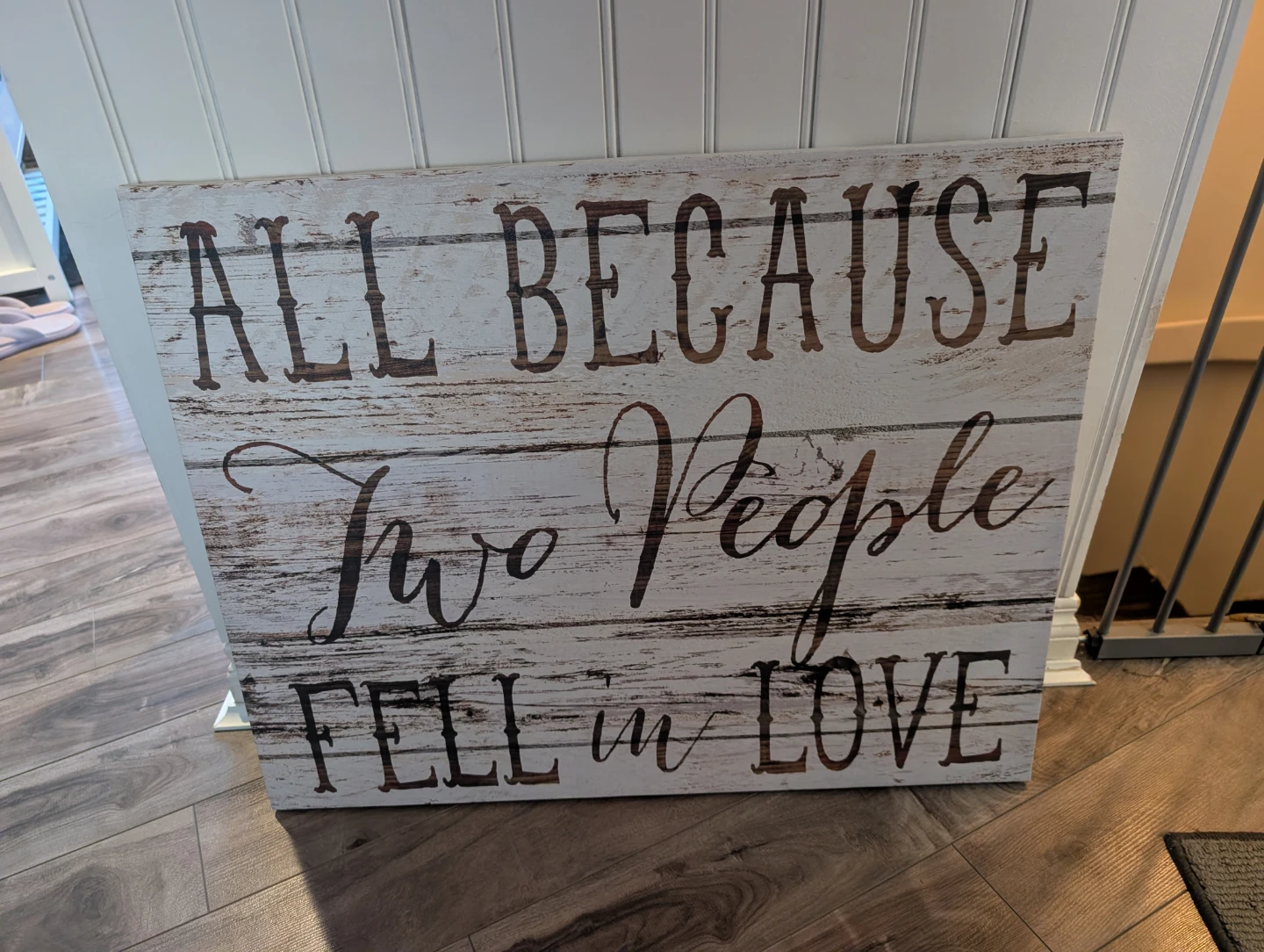 All Because Two People Fell in Love Wall Art