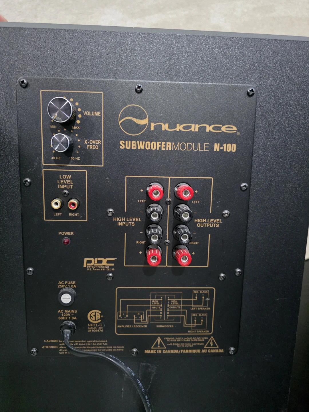 Nuance Spatial Baby 3D-B Speakers and N-100 Subwoofer - photo 4