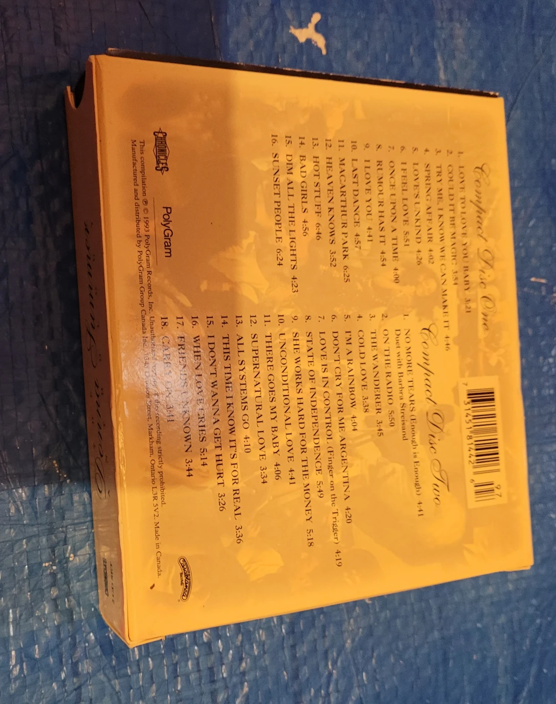 Donna Summer Anthology CD Box Set - photo 2