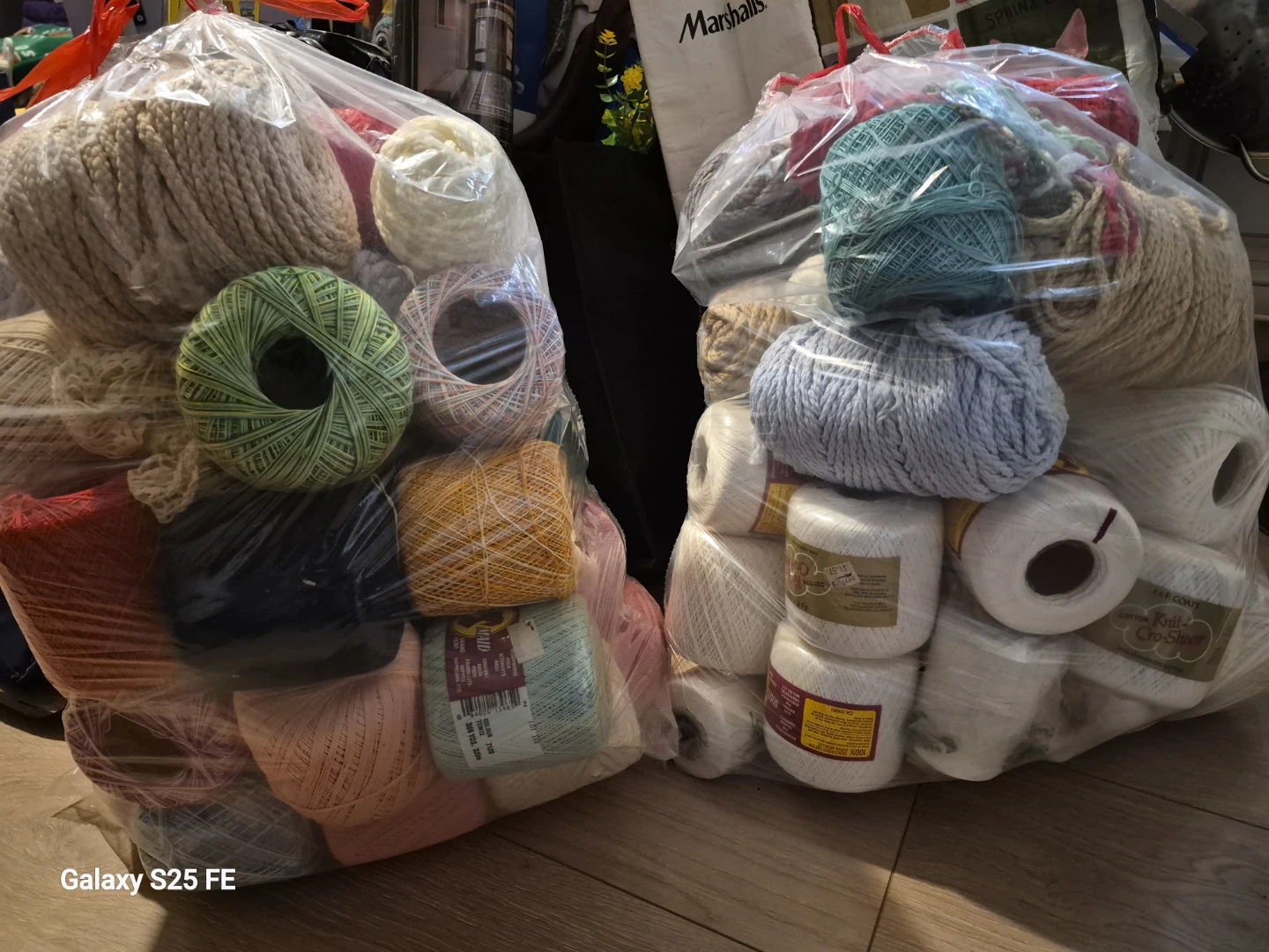 Large lot of assorted yarn
