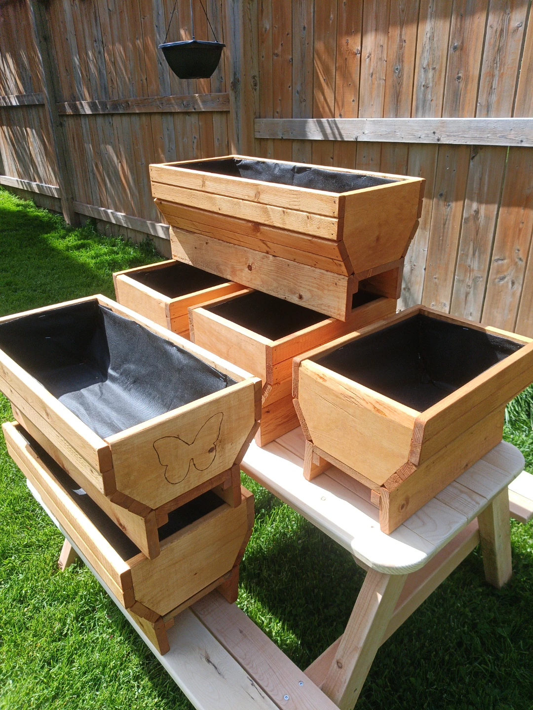Deck Rail Planter Boxes