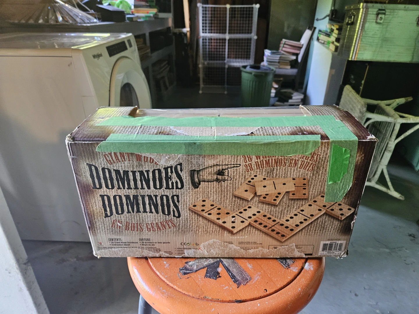 Giant Wood Dominoes Game - photo 2