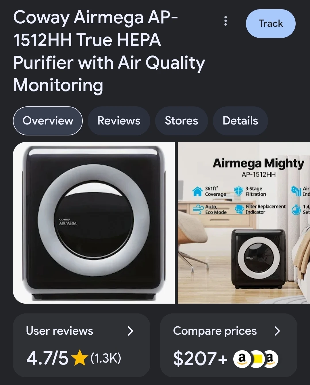 Coway Airmega AP-1512HH Air Purifier (x2)
