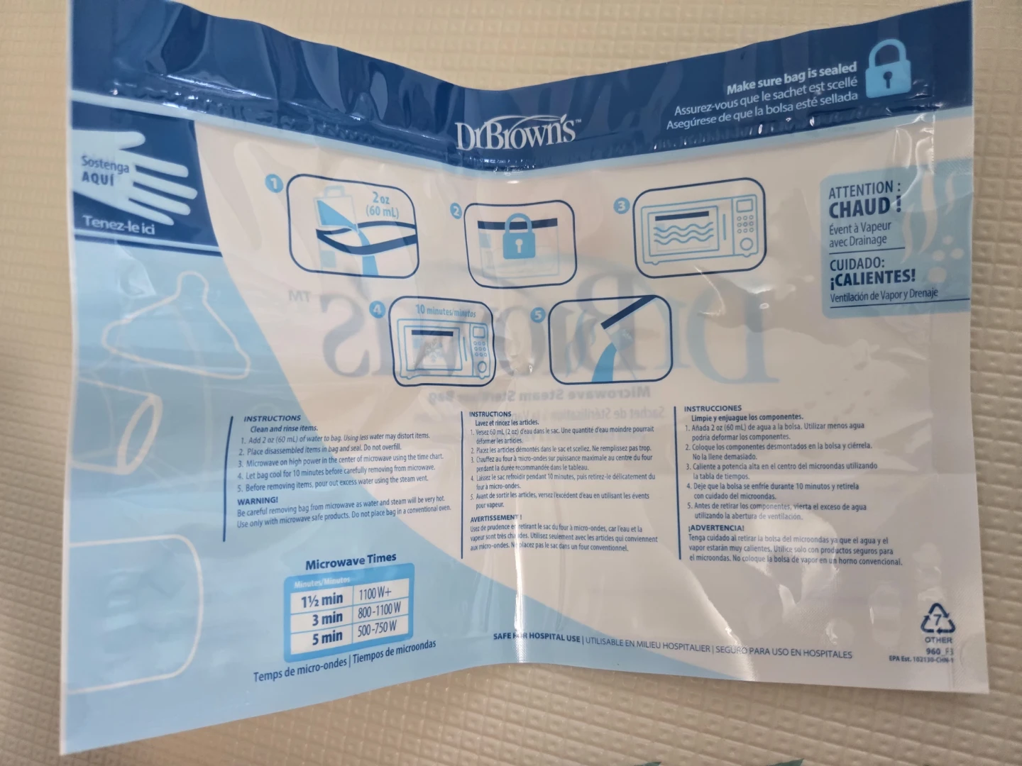 Dr. Brown's Microwave Steam Sterilizer Bags - photo 2