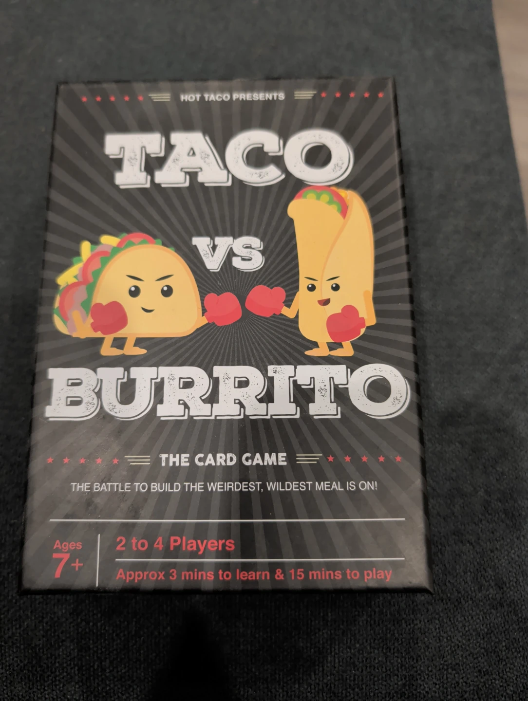 Taco vs Burrito Card Game