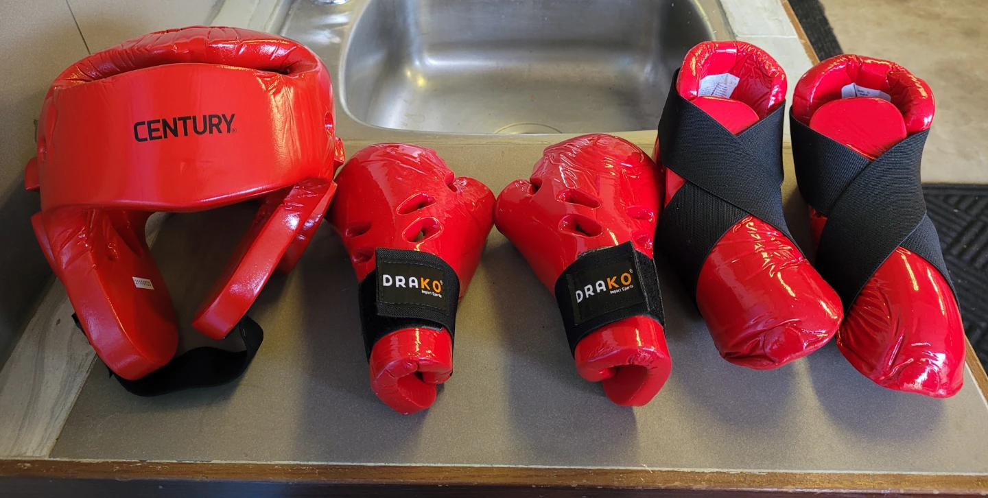 Century Headgear, Drakko Sparring Gloves & Boots Set