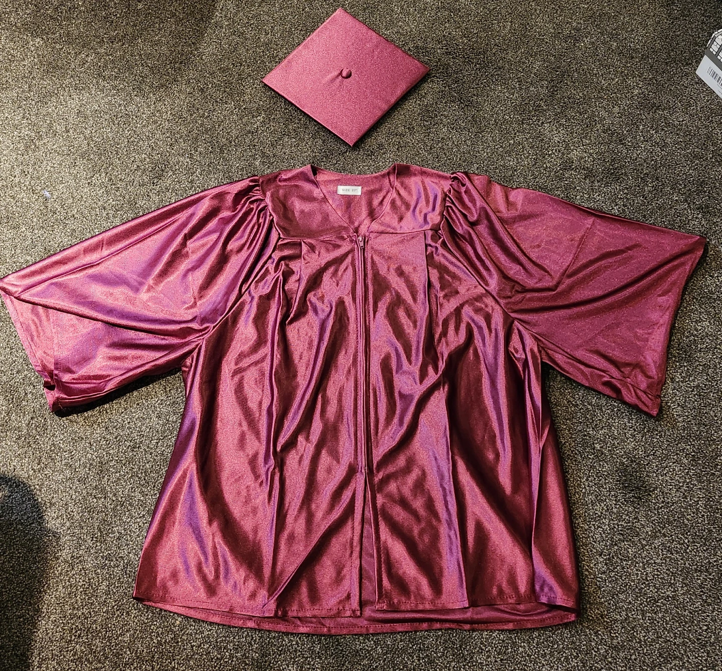 Kindergarten Graduation Gown and Cap Set - Size 27"