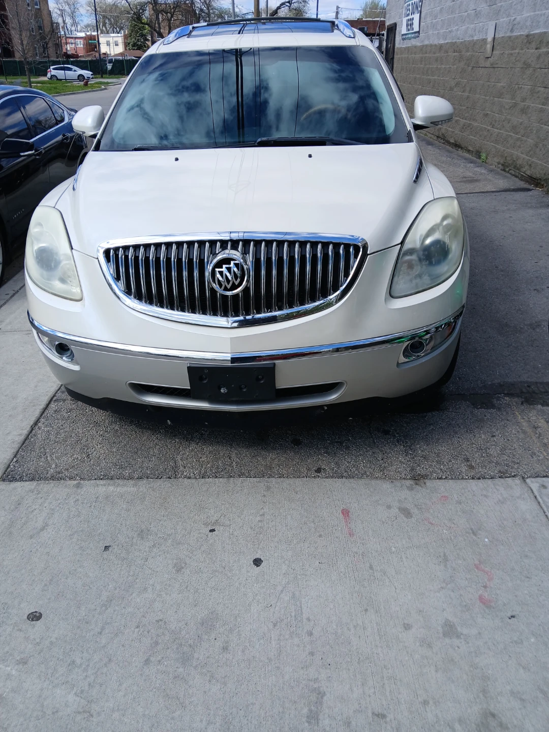 White Buick Enclave SUV